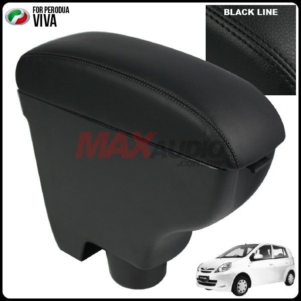 PERODUA VIVA Quality Genuine Cow Leather Center Arm Rest 