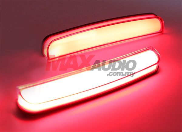 Buy PERODUA ALZA Red Lens Rear Bumper Safety Reflector LED 