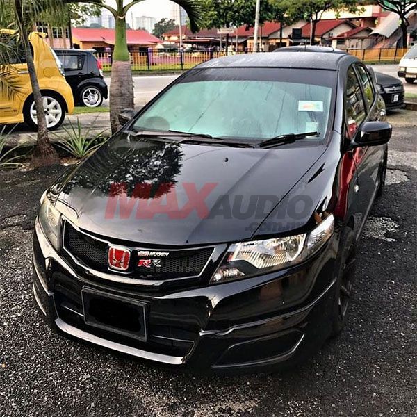 Buy HONDA CIVIC CITY JAZZ Red Black Mugen RR Front Grill JDM Style 