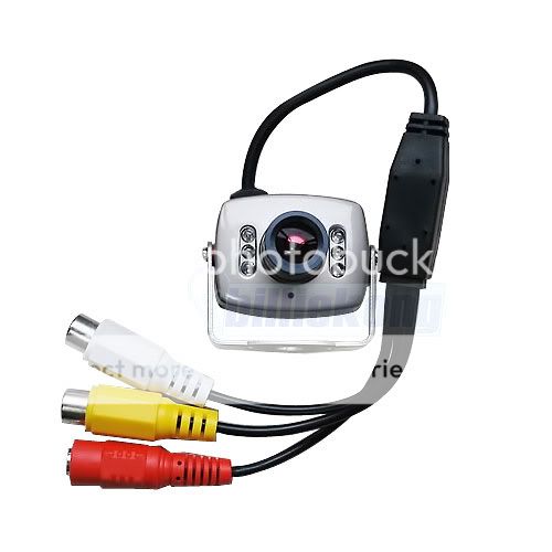 LED Mini Color IR CCTV Surveillance Wired Spy Camera  